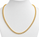 5.03 Ctw Lab Grown Diamond Necklace in 925 Yellow Gold
