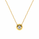 0.23 Ctw Lab Grown Diamond Pendant in 925 Yellow Gold Plated