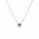 0.23 Ctw Lab Grown Diamond Pendant in 925 Platinum Plated