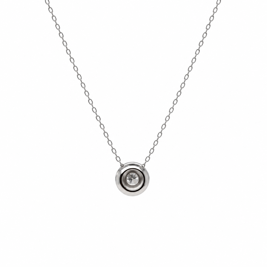 0.23 Ctw Lab Grown Diamond Pendant in 925 Platinum Plated