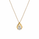 6.10 DEW Moissanite Pendant in 925 Yellow Gold Plated