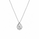 6.10 DEW Moissanite Pendant in 925 Platinum Plated