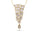 1.65 Cts Diamond Slice and White Diamond Necklace in 14K Yellow Gold
