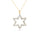 1.78 Cts White Diamond Necklace in 14K Yellow Gold
