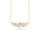 1.23 Cts White Diamond Necklace in 14K Yellow Gold