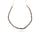 7.65 Cts Brown Diamond Necklace in 14K Yellow Gold