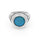 5.56 Cts Blue Opal Ring in 925