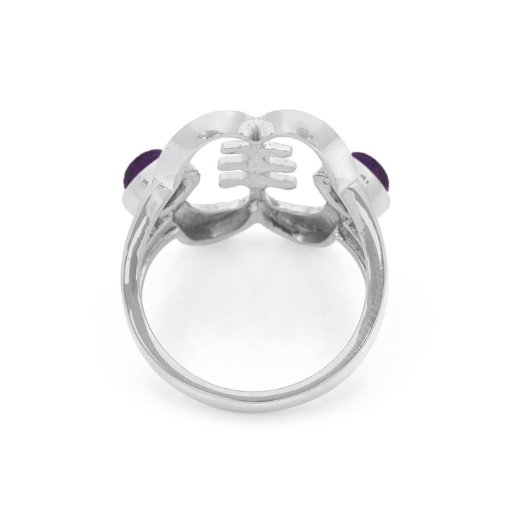 1.60 Cts African Amethyst Ring in 925