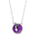 37.95 Cts African Amethyst Necklace in 925