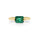 1.45 Cts Emerald Ring in 14K Yellow Gold