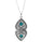 2.05 Cts Turquoise Pendant in 925