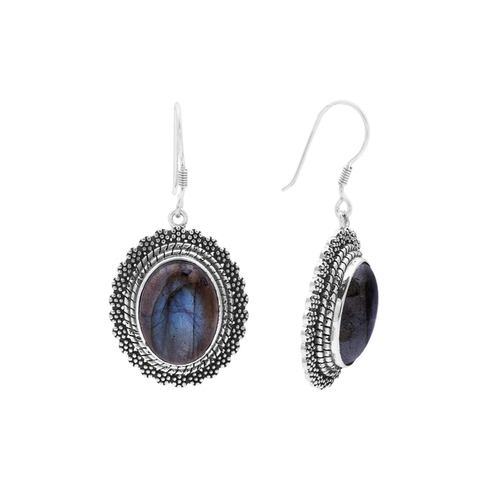 21.95 Cts Labradorite Earring in 925