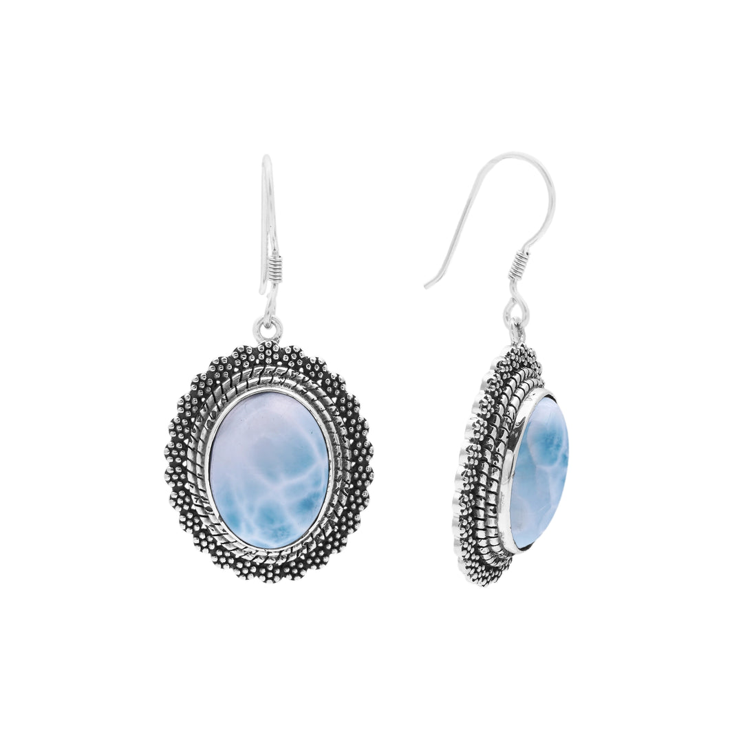 22.00 Cts Larimar Earring in 925