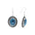 12.40 Cts Turquoise Earring in 925