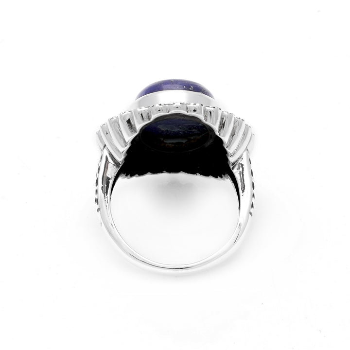 7.65 Cts Lapis Lazuli Ring in 925