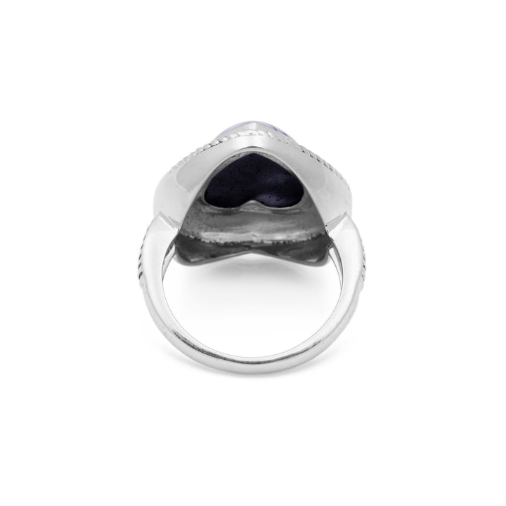 4.05 Cts Dendric Opal Ring in 925