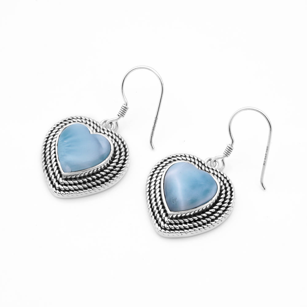 10.95 Cts Larimar Earring in 925