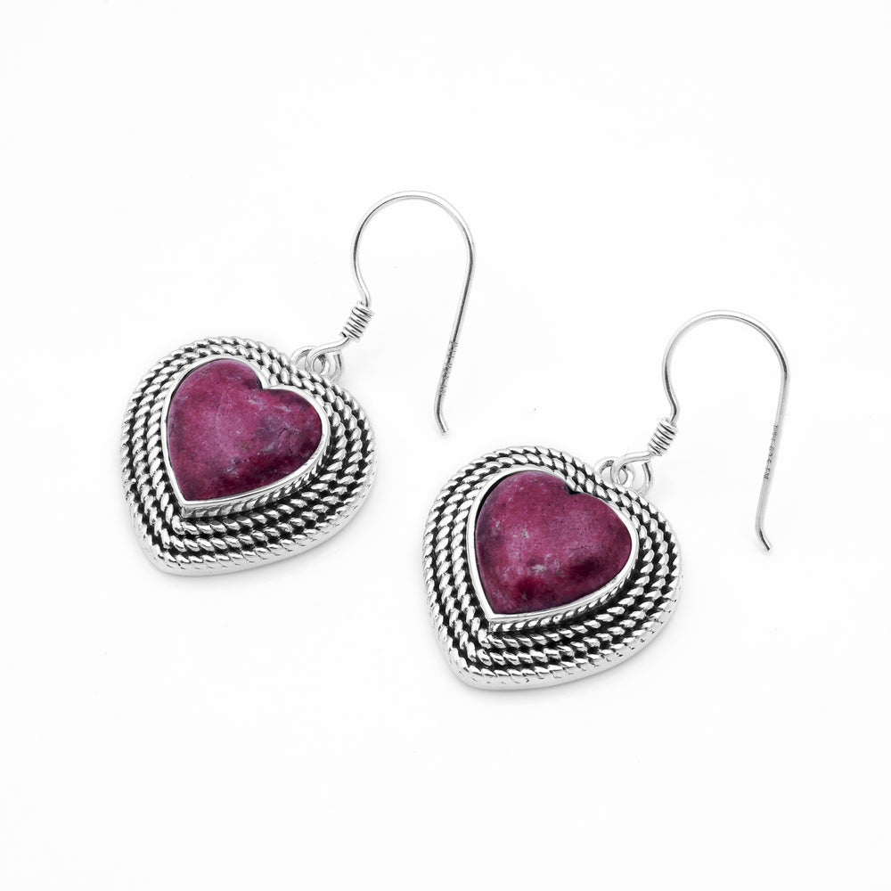 10.35 Cts Thulite Earring in 925