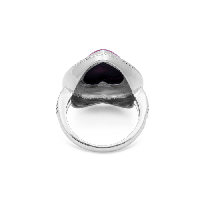 5.10 Cts Thulite Ring in 925