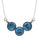 14.75 Cts Turquoise Necklace in 925