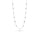 1.63 Cts Blue Diamond Necklace in 14K White Gold