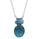 6.86 Ctw Turquoise Necklace in 925
