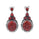 5.7 Ctw Coral Earring in 925