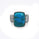 9.6 Ctw Turquoise Ring in 925