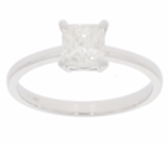 1.00 Cts White Diamond Ring in 14K White Gold