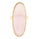 12.40 Cts Pink Chalcedony Ring in Brass