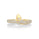 0.55 Cts White Diamond Ring in 14K Yellow Gold
