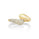 0.26 Cts White Diamond Ring in 14K Yellow Gold