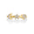 0.13 Cts White Diamond Ring in 14K Yellow Gold