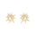 0.25 Cts White Diamond Earring in 14K Yellow Gold