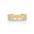 0.29 Cts White Diamond Ring in 14K Yellow Gold