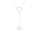 0.29 Cts White Diamond Necklace in 14K Yellow Gold