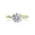 2.00 DEW White Moissanite Ring in 14K Gold