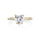 2.00 DEW White Moissanite Ring in 14K Gold