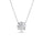 2.00 DEW Moissanite Necklace in 14K Yellow Gold
