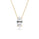 2.00 DEW Marquise Shape White Moissanite Solitaire Necklace in 14K Gold