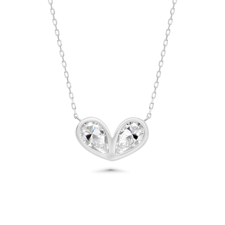 4.00 DEW Moissanite Necklace in 14K Gold