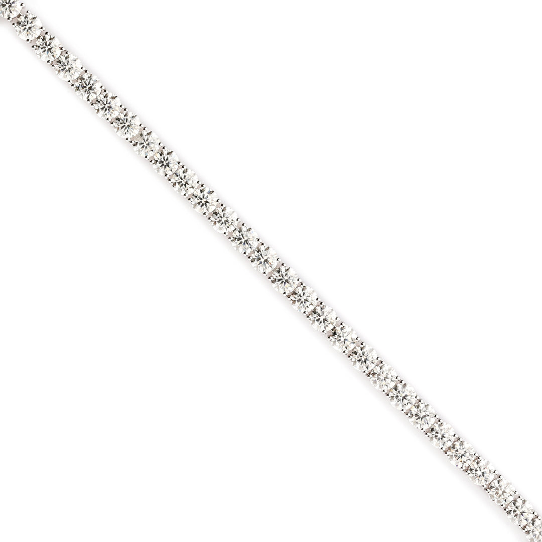 Lab-Grown Diamond Tennis Bracelet in 14K White Gold