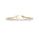 10.20 DEW White Moissanite Tennis Bracelet in 14K Yellow Gold