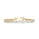15.40 DEW White Moissanite Tennis Bracelet in 14K Yellow Gold