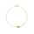 0.11 Cts Multi Color Diamond Bracelet in 14K Yellow Gold