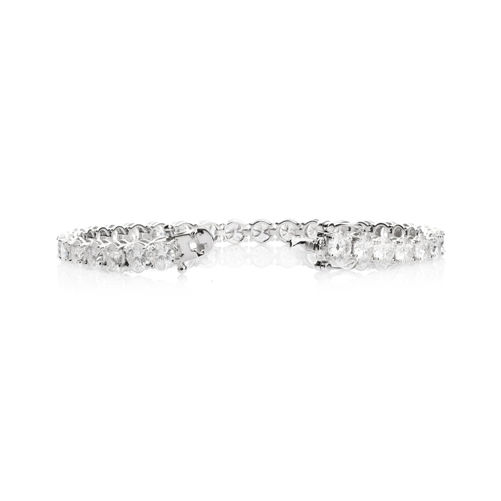 Lab-Grown Diamond Tennis Bracelet in 14K White Gold