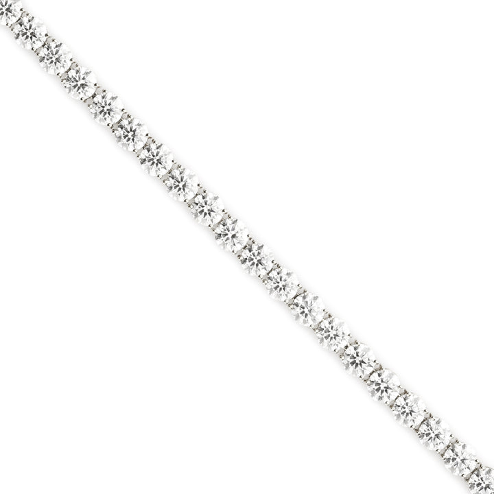 Lab-Grown Diamond Tennis Bracelet in 14K White Gold