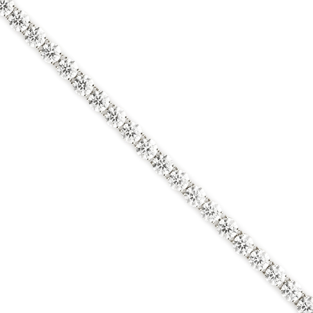 Lab-Grown Diamond Tennis Bracelet in 925 Sterling Silver