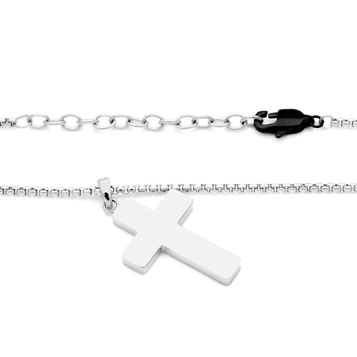 Cross Necklace in Stainless Steel