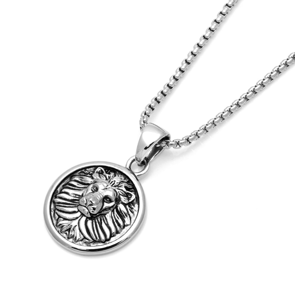 Lion Necklace in Stainless Steel